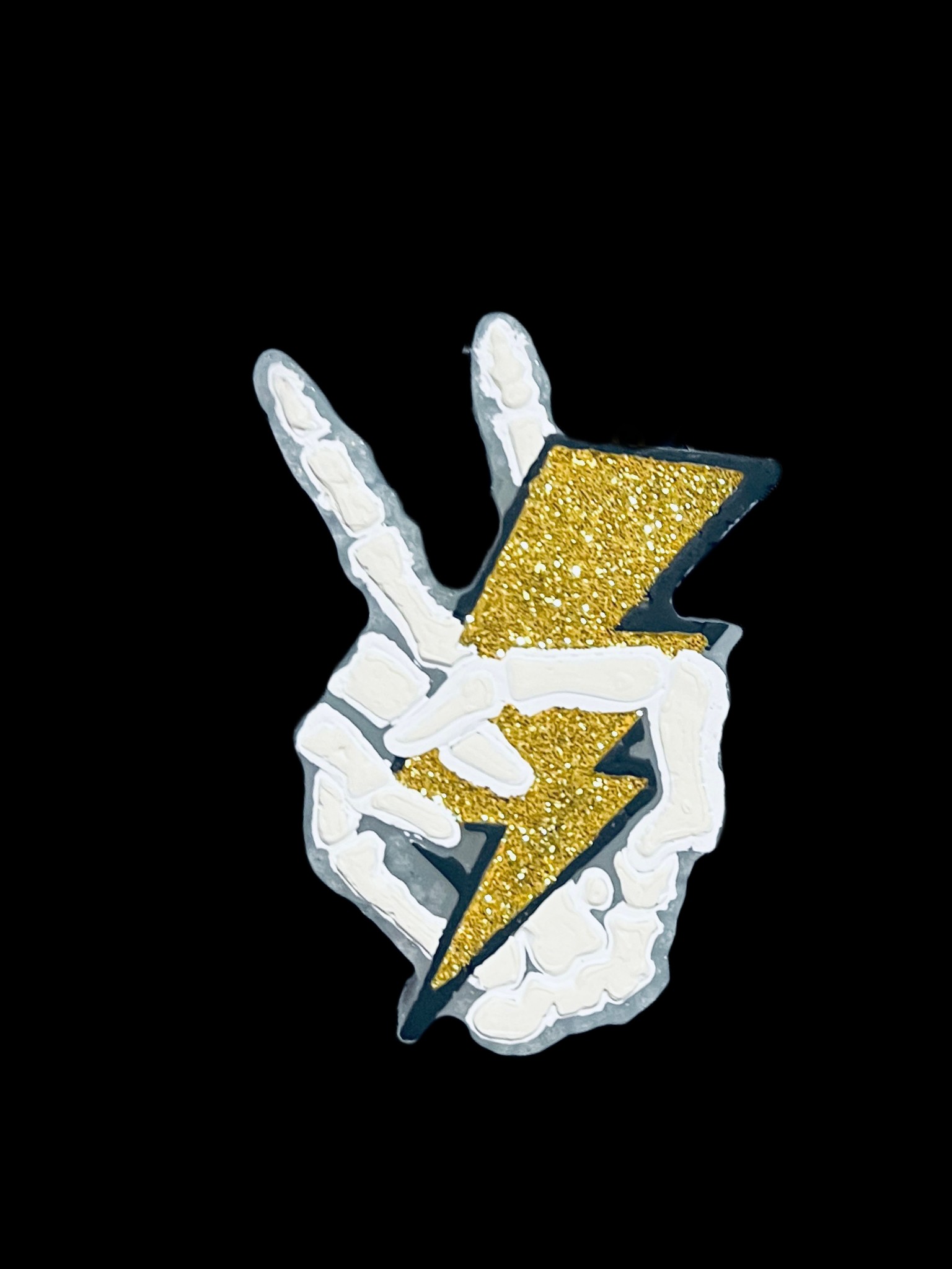 Skeleton Hand with Lightning